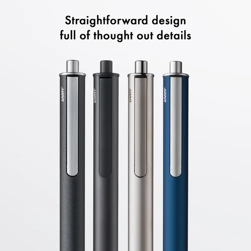 Miniatura 5 de Lamy swift antracita - modesto bolígrafo de punta rodante con una experiencia de escritura suave - robusta carcasa metálica y recarga de bolígrafo