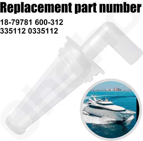 Miniatura 3 de 433190 0433190 - Filtro de combustible con juntas tóricas y tuerca de filtro de combustible 335112 compatible con Johnson Evinrude BRP V4/V6/60 Deg