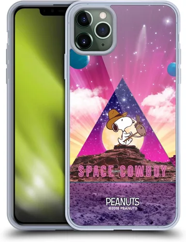 Miniatura 166 de Head Case Designs Funda de gel con licencia oficial de Peanuts Nebula Cactus Needles Snoopy Space Cowboy [protección de grado militar] compatible