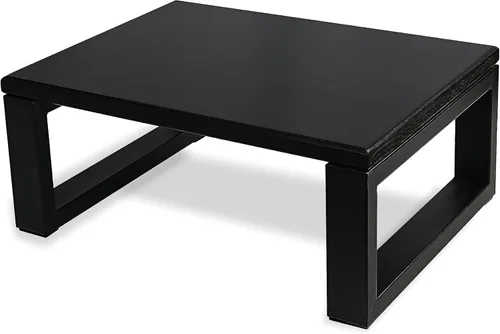 CONSDAN Taburete con marco de metal, taburete de madera maciza para niños pequeños, niños y adultos, taburete portátil para dormitorio y baño, color