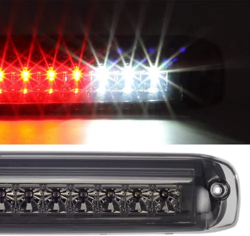 Miniatura 6 de Partsam Luz de Freno de Montaje Alto, Tercera Luz de Freno para Silverado Sierra 1500 2500 HD 3500 de 1999-2006, Carcasa Cromada, Lente Ahumado