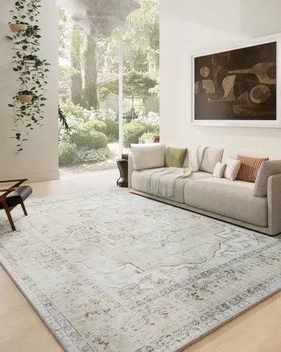 Miniatura 82 de Alfombra de pasillo lavable antideslizante: alfombra de cocina de 2 x 6 pies, resistente a las manchas, con parte trasera de goma, alfombra suave