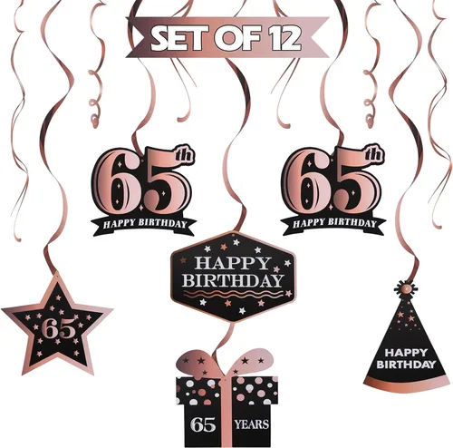 Miniatura 68 de LINGTEER - Serpentinas para fiesta de cumpleaños, 10º