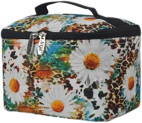 Miniatura 70 de NGIL Bolsa de cosméticos de viaje, bolsa organizadora de maquillaje para mujeres y niñas, Azul Rey Diamantina, Casual