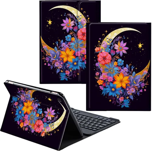 Miniatura 124 de Para Samsung Galaxy Tab S6 Lite Funda 2022/2020 Teclado Inalámbrico Desmontable Y Cubierta De Soporte De Cuero PU Funda Protectora Para Samsung