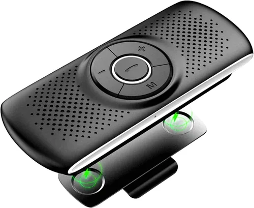 Altavoces manos libres inalámbricos en el automóvil, altavoz Bluetooth portátil TIANSHILI con sonido estéreo, graves mejorados, micrófono