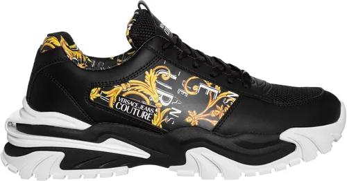 Miniatura 4 de Versace Jeans Couture - Tenis de moda con suela gruesa y dorada para hombre
