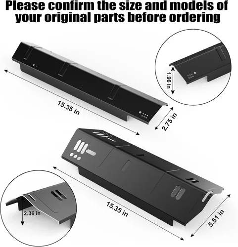 Miniatura 3 de Piezas de parrilla de placas térmicas para Dyna Glo DGH450CRP, DGH450CRP-D, DGH450CRN, DGH450CRN-D, DGH451CRP, DGH451CRP-D, modelos de parrilla