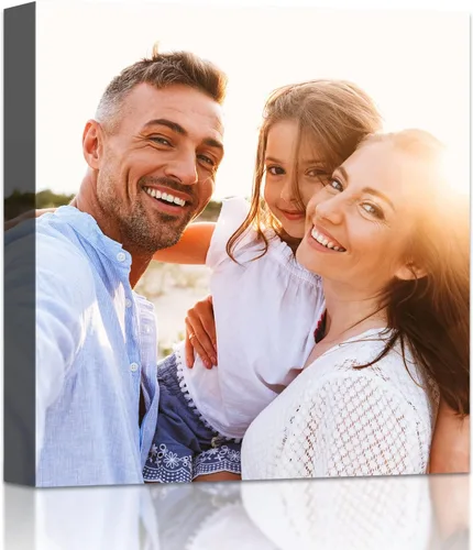 Miniatura 7 de Impresiones en lienzo personalizadas con tu foto, imágenes de lienzo personalizadas en arte de pared para dormitorio, sala de estar, regalos