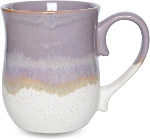 Bosmarlin - Taza grande de cerámica para café, 20 onzas, taza grande de té para oficina y hogar, apta para lavavajillas y microondas (20 onzas,