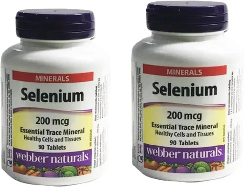 2 Botellas x Webber Naturals Selenio, 90 Tabletas