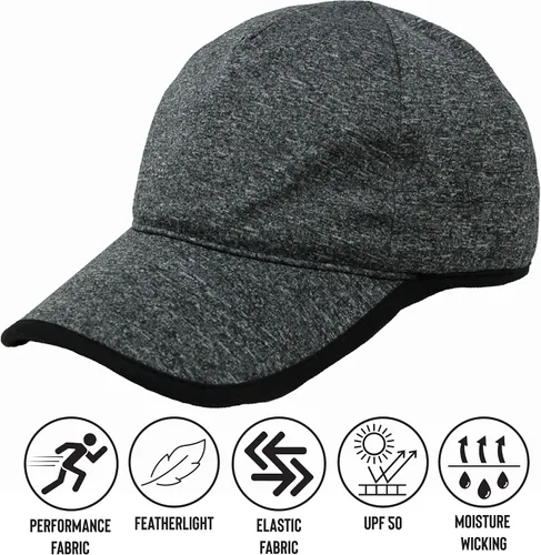 Miniatura 7 de Ponyflo Sombrero de cola de caballo activo - Gorras de cola de caballo para mujer, diseñadas para cabello rizado