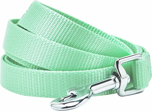 Miniatura 36 de Blueberry Pet Essentials - Correa de perro azul cambray para perros medianos - 5' * 3/4" Correa de nailon resistente Correa ligera