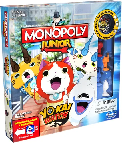 Miniatura 4 de Hasbro Gaming B6494 Monopoly Junior: Yo-kai Watch Edition