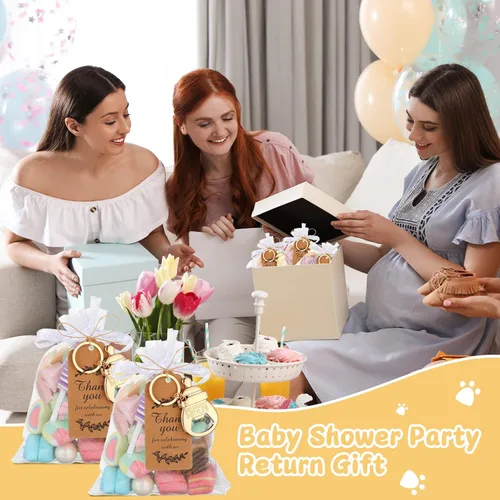 Miniatura 5 de CHENGU Abridores de Botellas Pop para Recuerdos de Baby Shower para Invitados, Decoraciones de Abrebotellas y Souvenirs con Bolsas de Organza