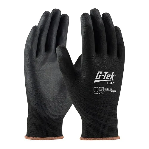 PIP Protective Industrial Products 33-B125-XL Pip 33-B125-XL - Guantes de nailon negro, XL, color negro (paquete de 12)