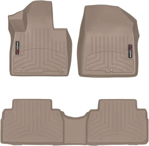 Miniatura 8 de WeatherTech Revestimientos de suelo personalizados para Hyundai Santa Fe - 1ª y 2ª fila (441485-1-2), negro