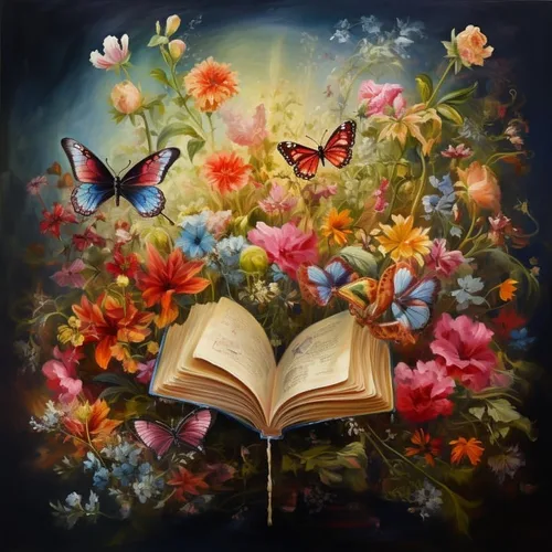 Kits de pintura de diamantes 5D por número para adultos, arte de libros y flores, arte de diamantes, pintura de diamantes, taladro redondo completo,