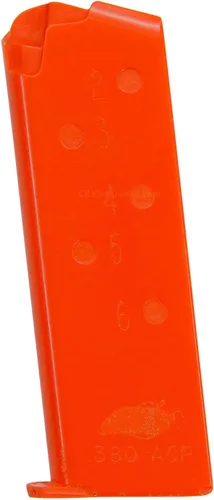 Miniatura 10 de American Safety Trainers - Revistas de entrenamiento de polímero sólido no funcionales, color naranja resplandeciente, fabricado en Estados Unidos