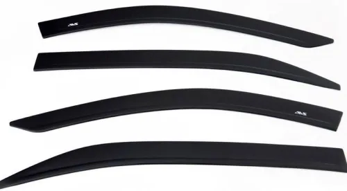 Miniatura 8 de Auto Ventshade [AVS] Deflectores de lluvia en canal para 2005 - 2020 Nissan Frontier; 2005 - 2022 Nissan Navara, SOLO CABINA TRIPULACIÓN Viseras