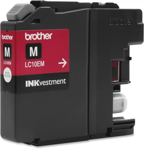 Miniatura 3 de Brother Cartucho de tinta magenta de alto rendimiento para impresora LC10EM