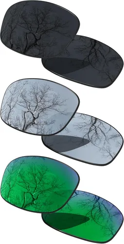 Miniatura 25 de Set of 3 Replacement Lenses for Oakley Fives Squared OO9238 Pack