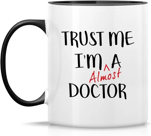 Miniatura 2 de Retreez Taza Graciosa - Confía en mí, casi soy médico, 325 ml, Tazas de café de cerámica - Tazas divertidas, sarcásticas, motivacionales, regalos
