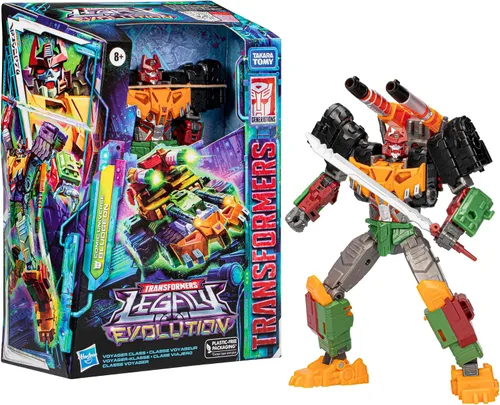Miniatura 3 de Transformers Toys Legacy Evolution Voyager Class Comic Universe Bludgeon Toy - Figura de acción para niños y niñas a partir de 8 años