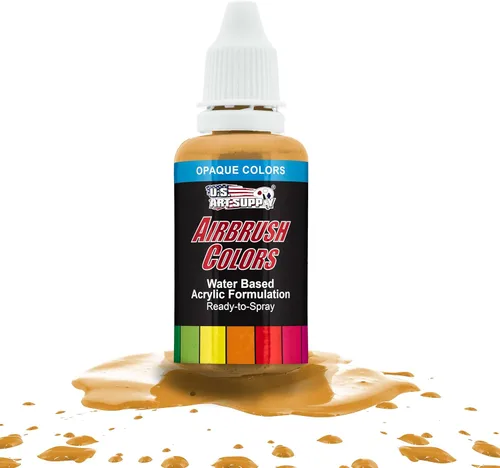 Miniatura 40 de U.S. Art Supply Opaque Lake Blue - Pintura acrílica para aerógrafo con efectos especiales, 8 onzas, lista para rociar, pintura con pincel de aire a