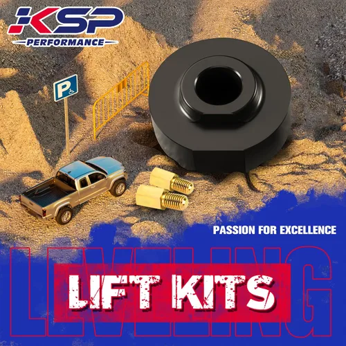 Miniatura 6 de KSP 2" Kits de elevación para F250 F350 1999-2022, espaciador de elevación frontal de 2 pulgadas con extensores de perno de 3/4" compatibles