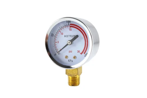 Miniatura 2 de SÜA - Manómetro de baja presión para regulador de acetileno 0-30 psi - 2 pulgadas