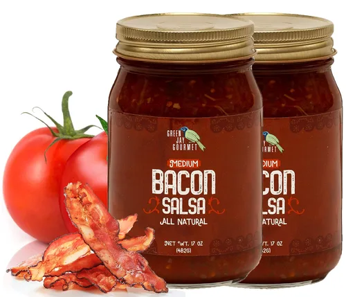 Miniatura 13 de Salsa Gourmet Green Jay Blueberry - Salsa de Frutas con Sabor a Arándano - Salsa Picante de Calor Medio - Salsa Gourmet para Sumergir sin