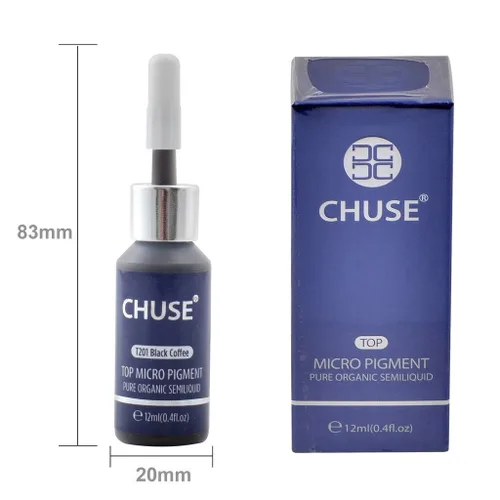 Miniatura 3 de CHUSE Pigmentos para cejas PMU 0.4oz/0.4 fl oz (T201 Black Coffee)
