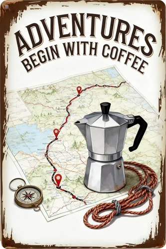 Miniatura 20 de Life is too short for bad coffee cartel de metal de 8 x 12 pulgadas, decoración de pared retro para la cueva del hombre, hogar, bar, cocina, garaje