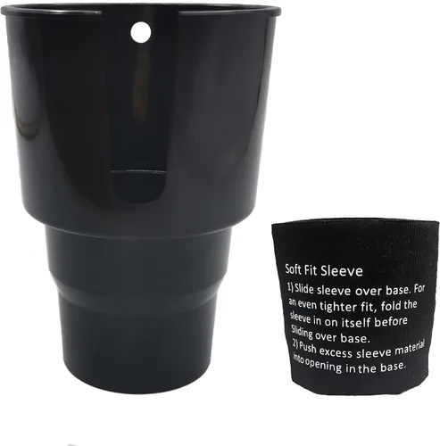 Expansor de portavasos de automóvil para botellas de 32 oz y 40 oz con funda para taza, inserto de portavasos para botellas de agua grandes