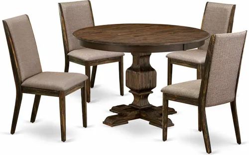 Miniatura 19 de East West Furniture F2LA7-716 Juego de comedor, mediano