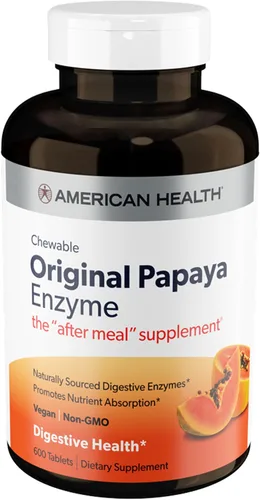 Miniatura 7 de American Health Enzima de papaya original masticable 250 Chwbls