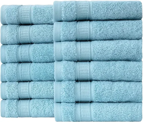 Miniatura 131 de LA HAMMAM - Paquete de 6 toallas de mano de 16 x 28 pulgadas de algodón turco para baño, cara, hotel, gimnasio y spa Extra suave al tacto, secado
