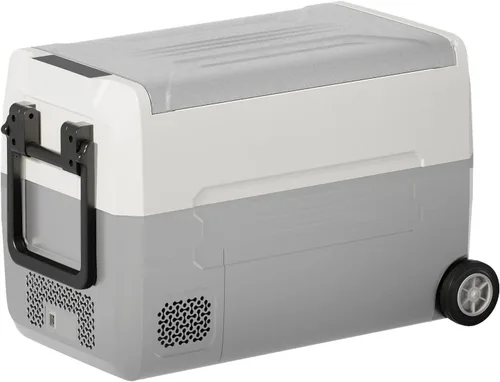 Miniatura 2 de TABU Refrigerador portátil para automóvil de 49 cuartos (45 litros), congelador y refrigerador de doble zona de 12 V con 12/24 V CC y 110/240 V CA