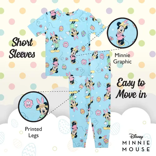 Miniatura 4 de Disney Kids' Mickey Minnie Mouse 2-Piece Snug-fit Cotton Pajama Set