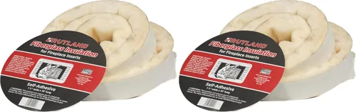 Miniatura 5 de Rutland Products 1111 Aislamiento de Fibra de Vidrio para Inserto de Chimenea, 1-1/2 Pulgadas por 10 Pies, 1-1/2" x 10', Amarillo, Modelo: 105