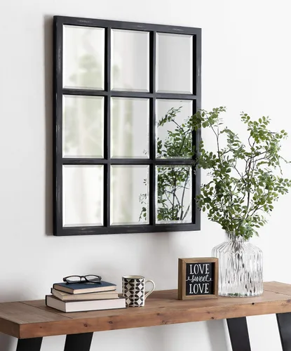 Miniatura 2 de Kate and Laurel Hogan Windowpane Framed Wall Mirror
