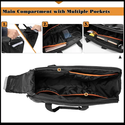 Miniatura 3 de HODRANT Forros para alforjas, organizador de alforja de viaje para motocicleta compatible con Harley Davidson 1993-2022 Touring Road Glide/Street