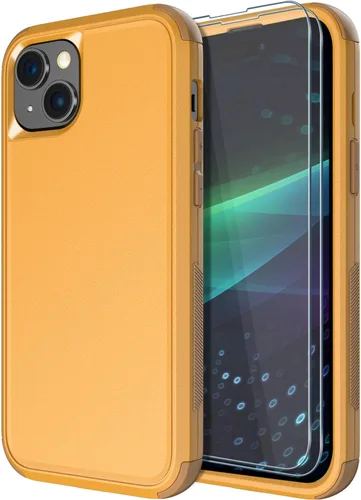 Miniatura 28 de Diverbox Funda para iPhone 15 [a prueba de golpes] [a prueba de caídas] [protector de pantalla de vidrio templado], funda de protección resistente