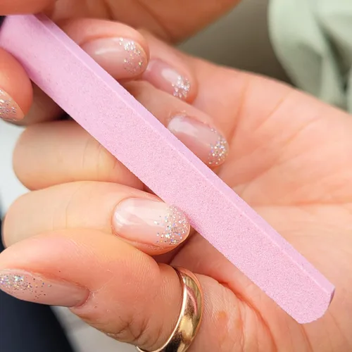 Miniatura 7 de Limas de cerámica para uñas, limas de uñas de manicura con estuches, lima de precisión experta, deja las uñas suaves, kit profesional de manicura