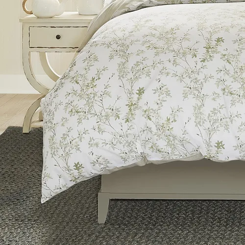 Miniatura 3 de Laura Ashley Casa - Juego de funda de edredón tamaño individual, ropa de cama reversible de algodón con funda a juego, ropa de cama de peso medio