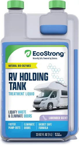 Eco Strong Tratamiento de inodoro para autocaravana | Tratamiento de tanque negro para caravana | Digestor de tanque de retención de RV, eliminador