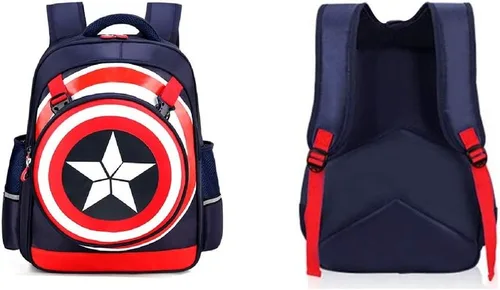 Miniatura 3 de Mochila para niños Mochila escolar Comic impermeable libro bolsa de viaje para niños, marino, Viajar