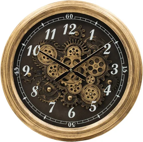 Wallclock Wall Clock Large Modern Metal Clock for Living Room Decor, Vintage Rustic Decorative Clock for Home Office Clock for Wall