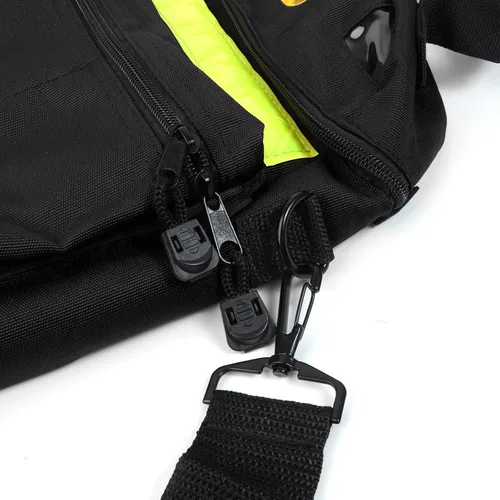 Miniatura 7 de Bolsa de primeros auxilios AED Medical 1st Aid Vacía Rescate Desfibrilador Bolsas de primeros auxilios para protección sanitaria crítica de Negro